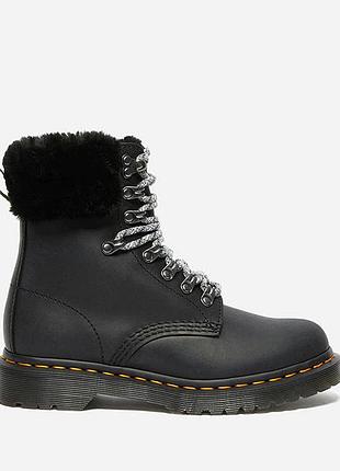 Черевики зимові жіночі dr. martens 1460 serena collar