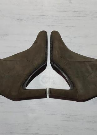 Mexx original кожаные ботинки сапоги сапожки на каблуке7 фото