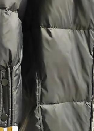 Нереально шикарный пуховик пальто с натуральным мехом чернобурки,он просто бомбезный, качество люкс.10 фото