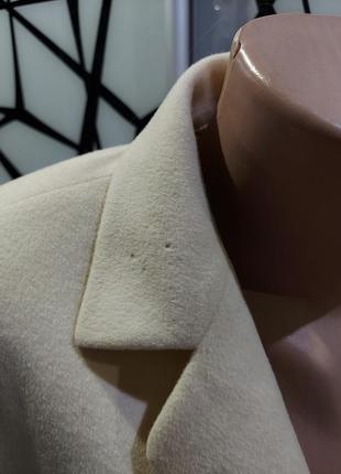 Нежное пальто, пиджак ангоровое лимонного цвета antonette 46-4810 фото