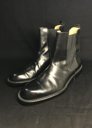 Кожаные ботинки челси pollini 43p