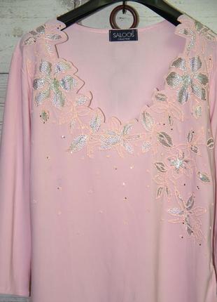 Нарядная эксклюзивная блуза saloos collection2 фото