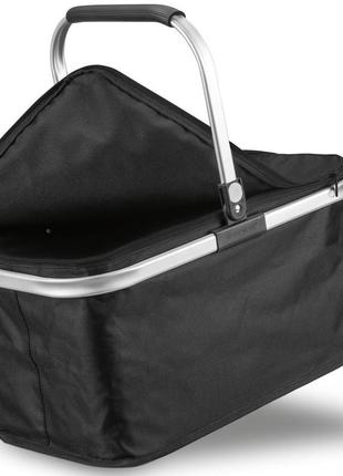 Сумка-кошик для покупок складана 26l topmove shopping tote bag s061817 чорна