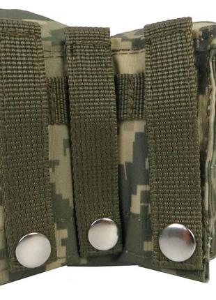 Армейский, тактический подсумок для двух гранат ukr military пиксель всу5 фото