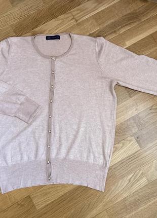 Marks & spencer класичний новий кардиган кольору camel 44/l, xl