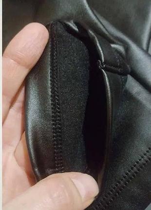 Лосины эко-кожа на флисе, теплые кожаные лосины, лосины эко кожужа, кожаные лосины