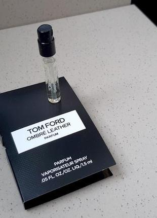 Tom ford ombré leather parfum💥оригінал мініатюра пробник mini spray 1,5 мл книжка