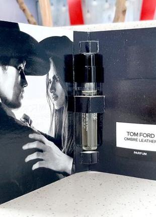 Tom ford ombré leather parfum💥оригинал миниатюра пробник mini spray 1,5 мл книжка5 фото