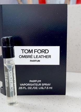 Tom ford ombré leather parfum💥оригинал миниатюра пробник mini spray 1,5 мл книжка9 фото
