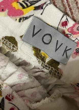 Фантастическая льняная юбка-миди бренда vovk4 фото