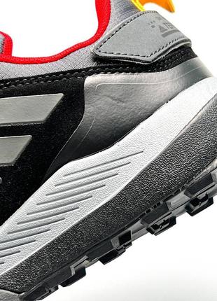 Мужские кроссовки adidas terrex seit 10 black/red#адидас4 фото