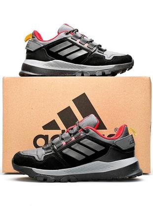 Мужские кроссовки adidas terrex seit 10 black/red#адидас7 фото