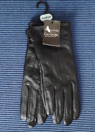 Кожаные перчатки george, оригинал!