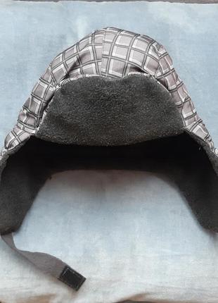 Термо шапка вушанка шлем зимова фліс непромокаюча водовідштовхуюча