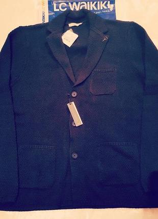 Синій чоловічий піджак lc waikiki / лз вайкікі на гудзиках2 фото