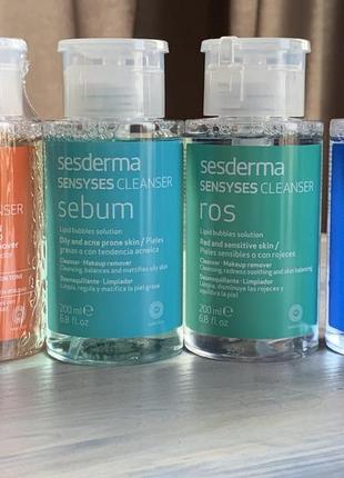 Лосьйон для очищення шкіри sesderma laboratories sensyses cleanser lightening