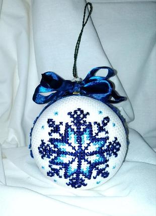 Новорічна куля іграшка на ялинку