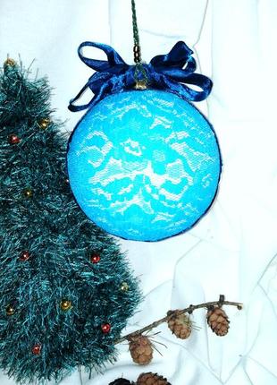 Новорічна куля іграшка на ялинку