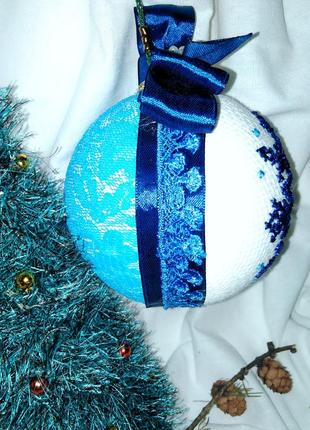Новорічна куля іграшка на ялинку