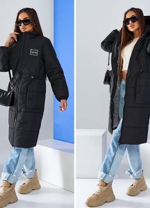 Пальто стьогане зима, 42-56р1 фото