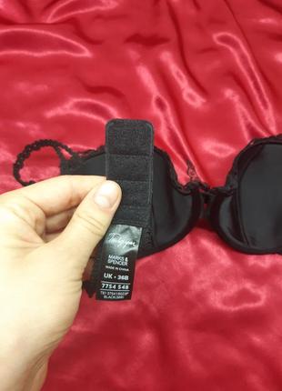 Идеальный чёрный кружевной винтажный секси сексуальный бюстгальтер лифчик анжелика чашка в однотонный7 фото