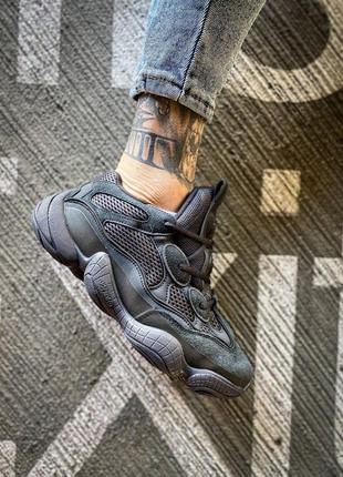 Кросівки adidas yeezy 500 utility black1 фото