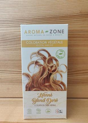 Органічна рослинна фарба  для волосся золота блондинка,200 г