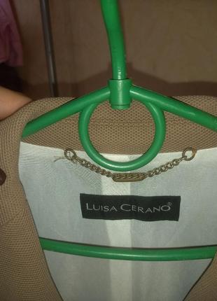 Люксовый жакет luisa cerano 48-50 размер