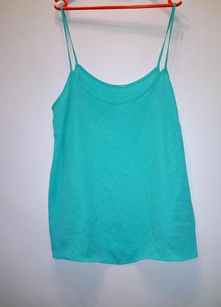 Бирюзовая майка/блузка