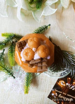 Авторські свічки "мандаринова мить"