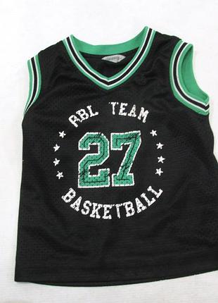 Майка спортивна дитяча rebel, 4-5 років, 110 см, отл упоряд!