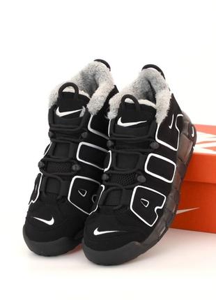 Зимние кроссовки nike air more uptempo winter fur (зима, внутри мех)