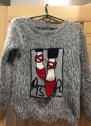 Укороченный свитер