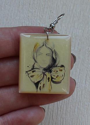 Сережки "етюд" 3