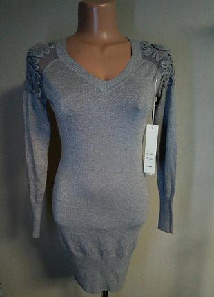 Платье яркое серебристое ждет тебя милая леди