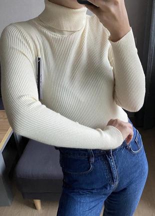 Гольф рубчик водолазка кофта свитер светер джемпер пуловер6 фото
