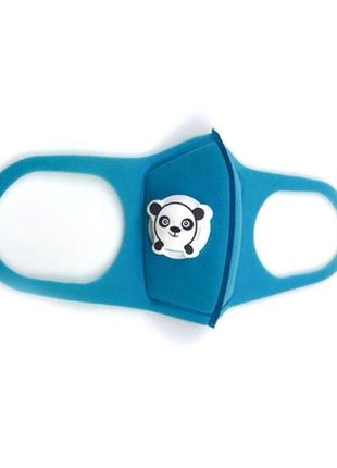 Детские защитные маски с клапаном - розовый. многоразовые респираторы для детей.