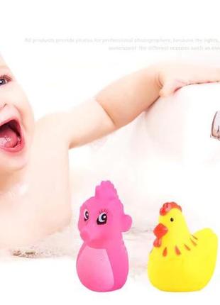 Дитячі іграшки для купання. набір для купання іграшки, фігурки, пискавки. дитячі іграшки для ванни3 фото