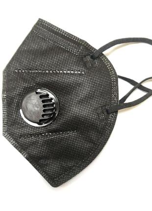 Защитная маска kn95 респиратор ffp2 jiada с клапаном в персональной упаковке. 5 слоёв защита ffp2 купить3 фото