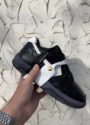 👟 кросівки  жіночі off-white & black out of office 'ooo'  / наложка bs👟