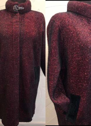 Пальто альпака супер батал ог 130 турция люкс коллекция