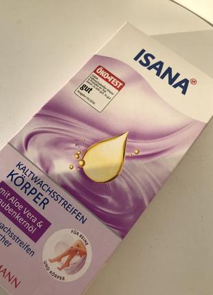 Воскові смужки isana