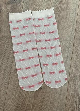 Капронові шкарпетки з принтом, р.35-382 фото