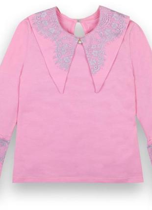 Блуза gabbi детская для девочки blz-21-6 амели розовый р.122 (12882)1 фото