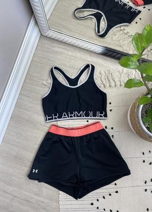 Under armour женский костюм андэр амур оригинал шорты топ