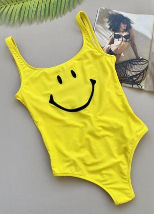 Яскравий сонячний суцільний купальник moschino