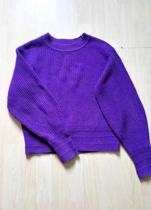 Женский фиолетовый свитер ostin1 фото
