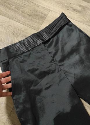 Розкішні прямі брюки штани блискучі класичні by malene birger3 фото