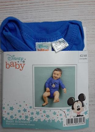 Боді з довгим рукавом disney baby