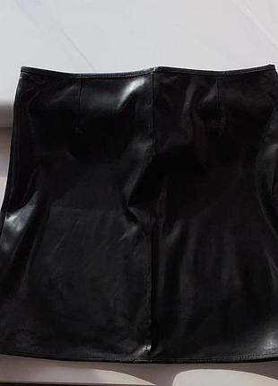 Кожаная юбка